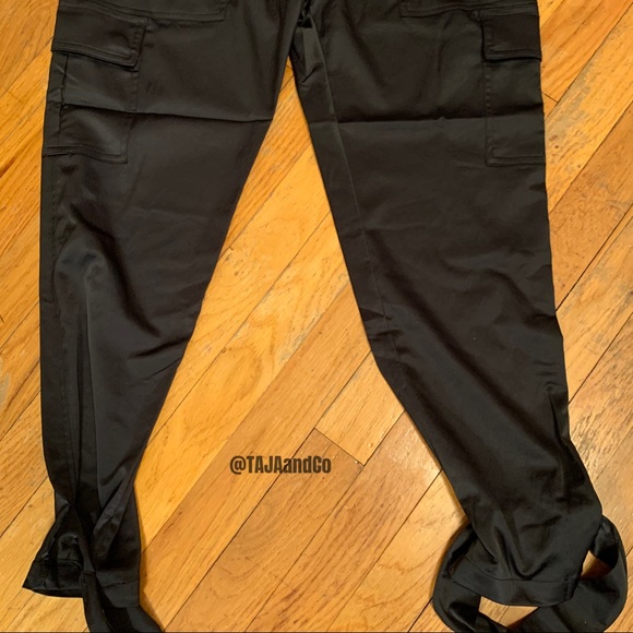JOIE: LUXE BALLET Wrap Caviar Erlette Cargo Pants - Picture 6 of 8